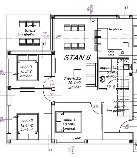 Apartman na moru, Prodaja, Nin, Nin